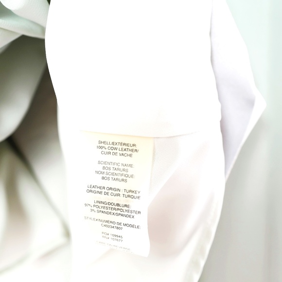 Alice + Olivia Daven Leather Skirt - Size 0 - Picture 6 of 6